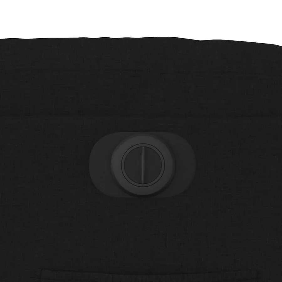 Fauteuil inclinable électrique noir tissu - 13