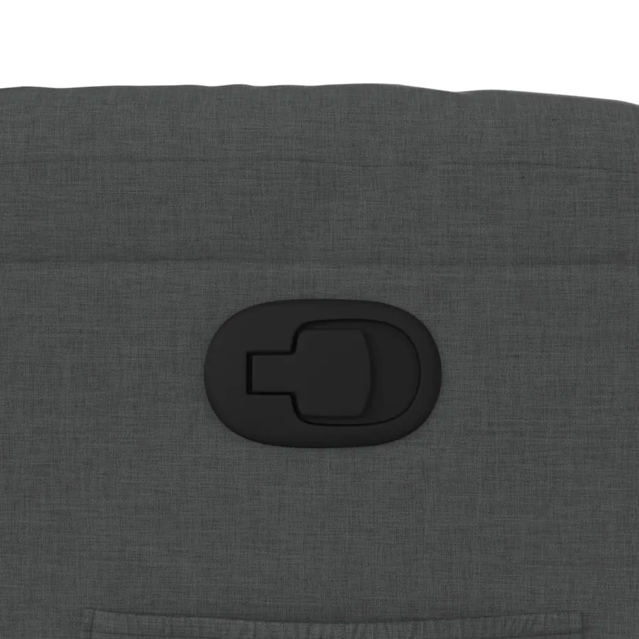 Fauteuil inclinable Gris foncé Tissu - 12