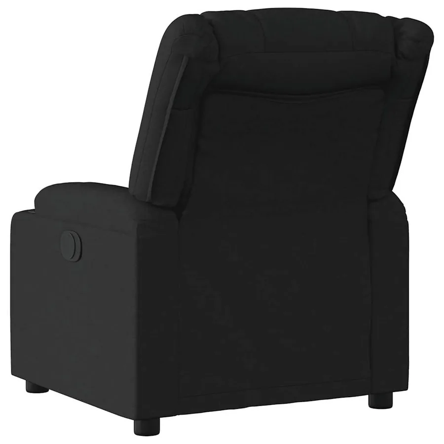 Fauteuil inclinable électrique Noir Tissu - 5