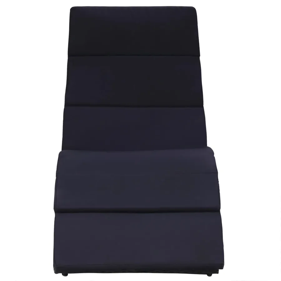 Transat avec coussin Résine tressée Noir - 3