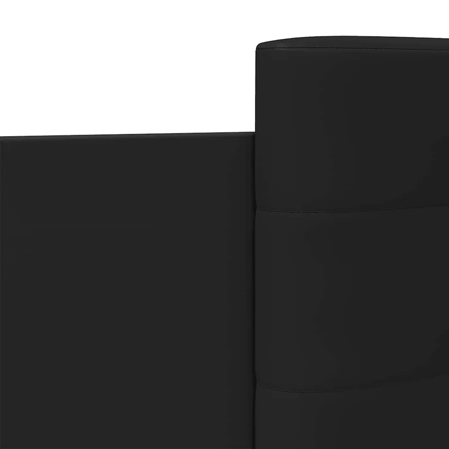 Cadre de lit avec LED sans matelas noir 100x200 cm - 9