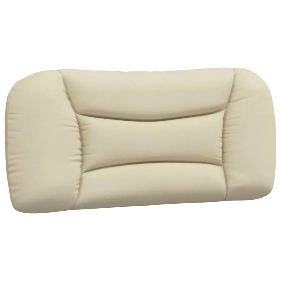 Lit avec matelas Hvar crème 90x190 cm tissu - 5