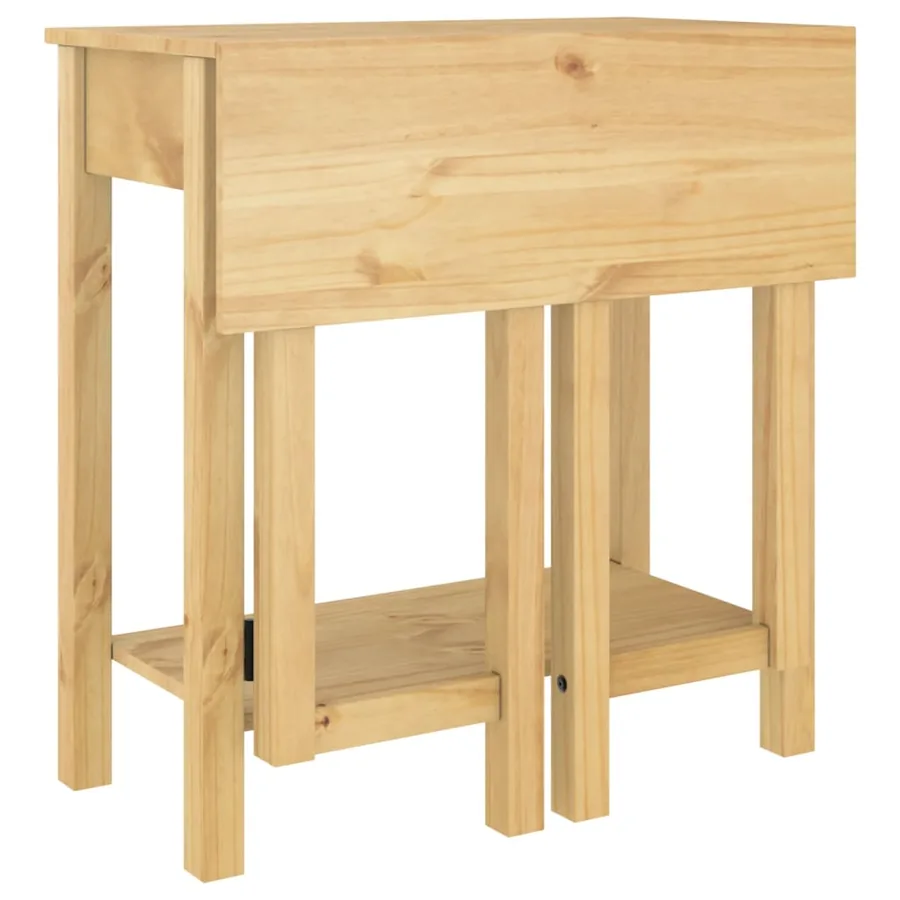 Ensemble de bar 5 pcs Bois de pin massif - 8