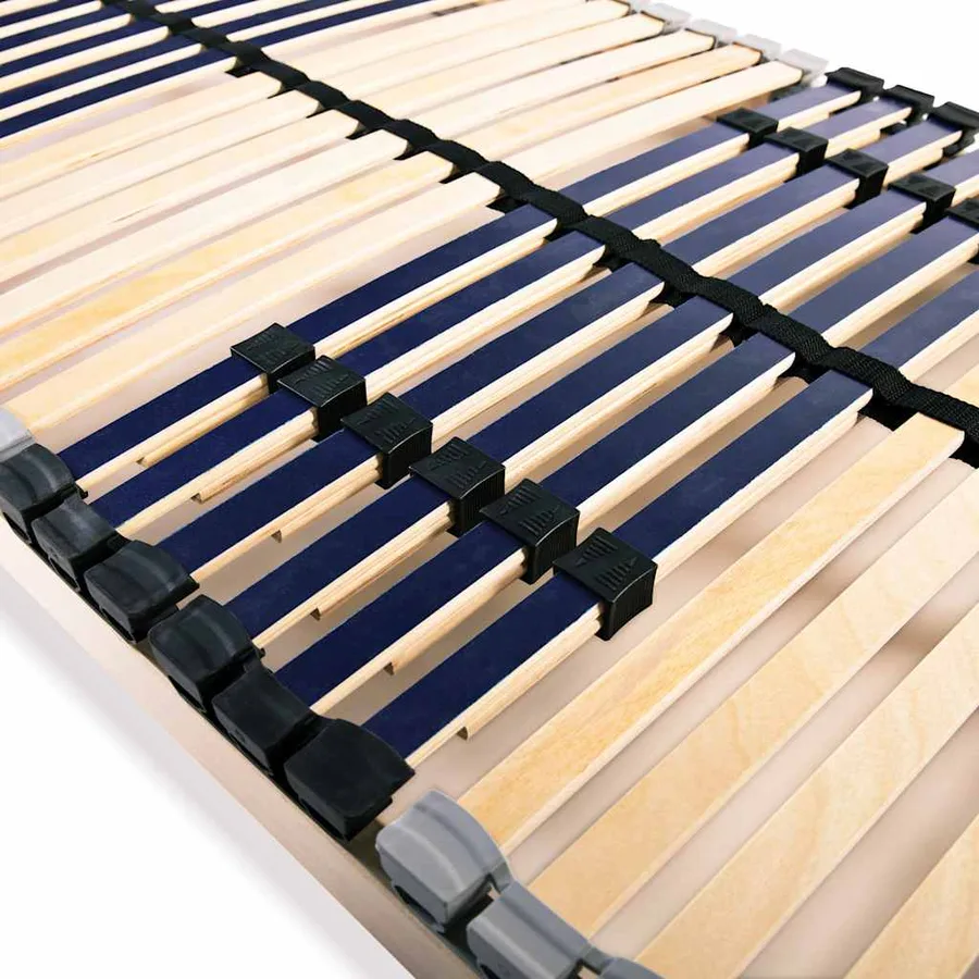 Sommier à lattes sans matelas avec 42 lattes 7 zones 70x200 cm - 5