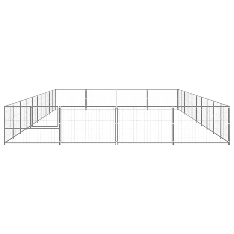 Chenil Argenté 40 m² Acier - 5