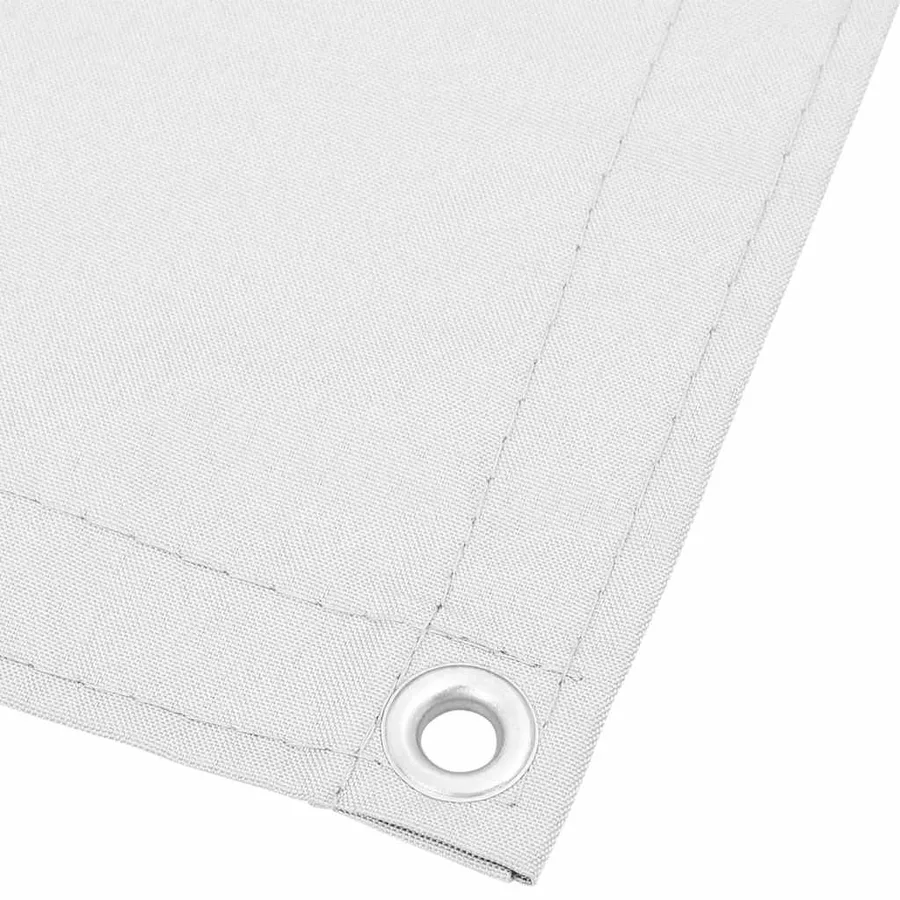 Écran de balcon blanc 75x800 cm 100% polyester oxford - 4