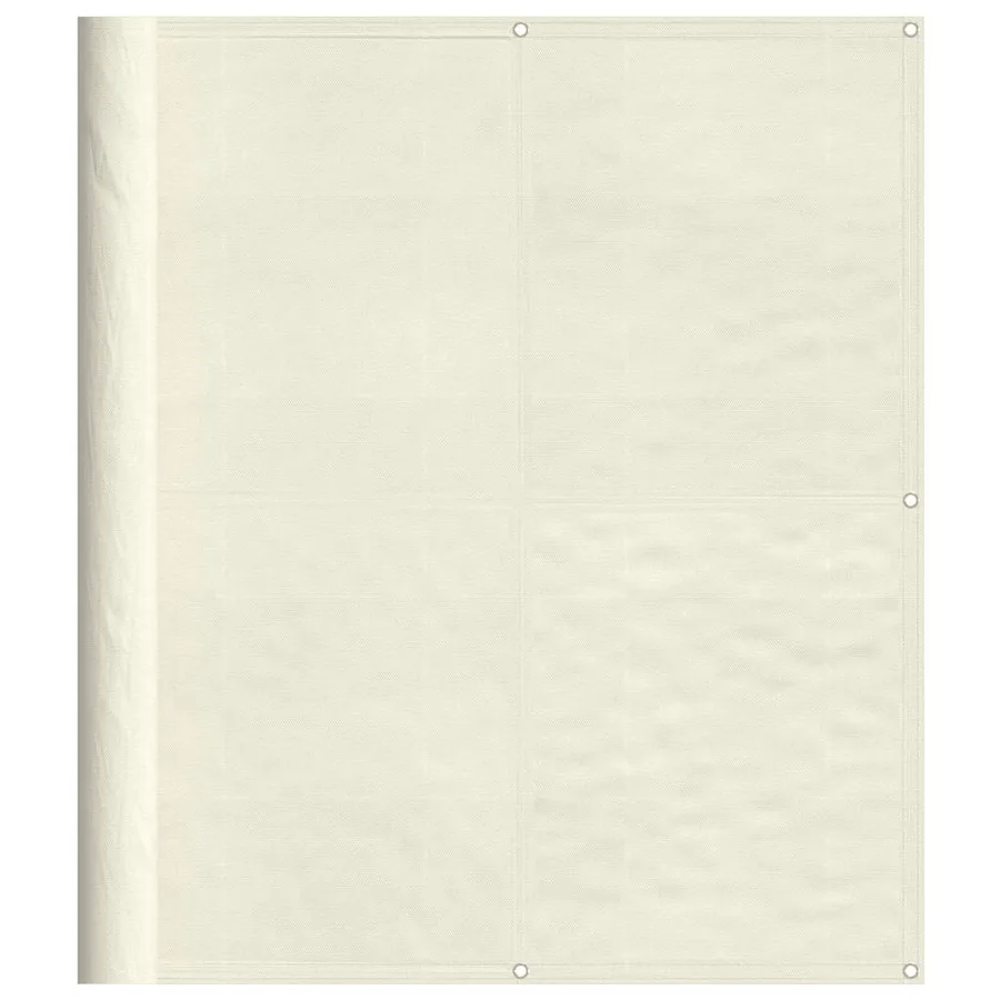 Écran de balcon crème 120x800 cm 100% polyester oxford - 2
