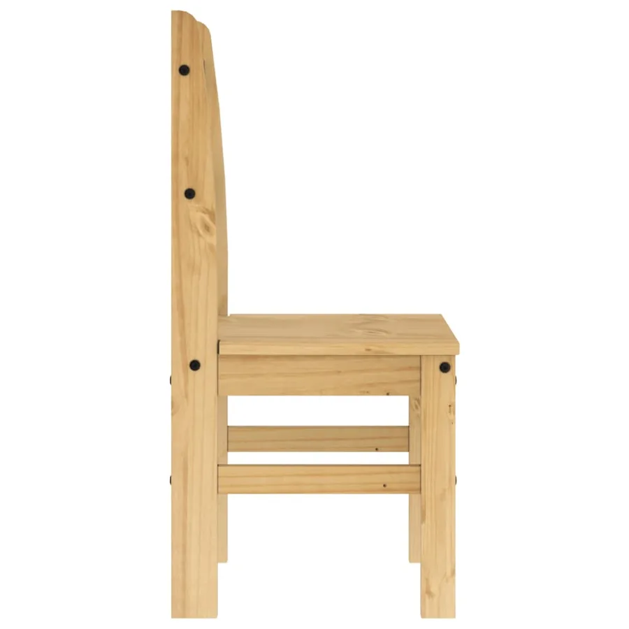 Chaises à manger lot de 2 40x46x99 cm bois massif de pin - 6