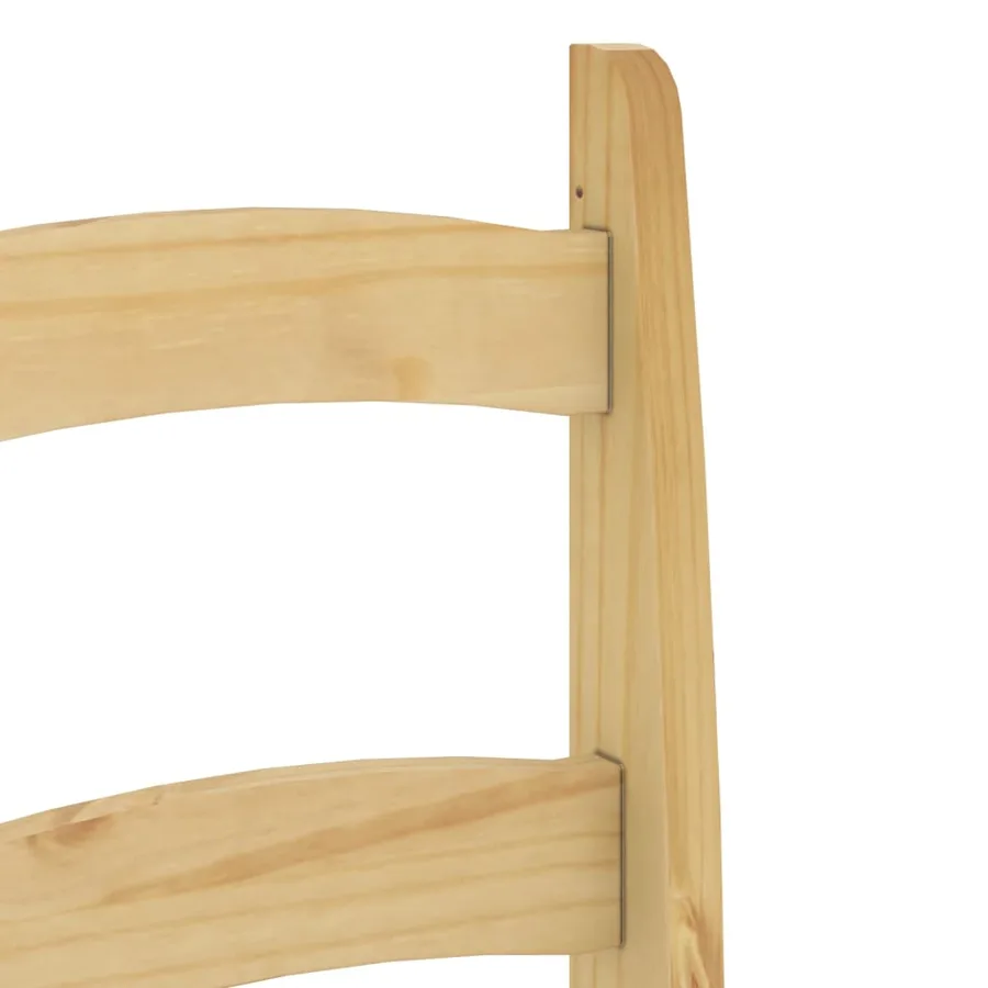 Chaises à manger lot de 2 40x46x99 cm bois massif de pin - 8