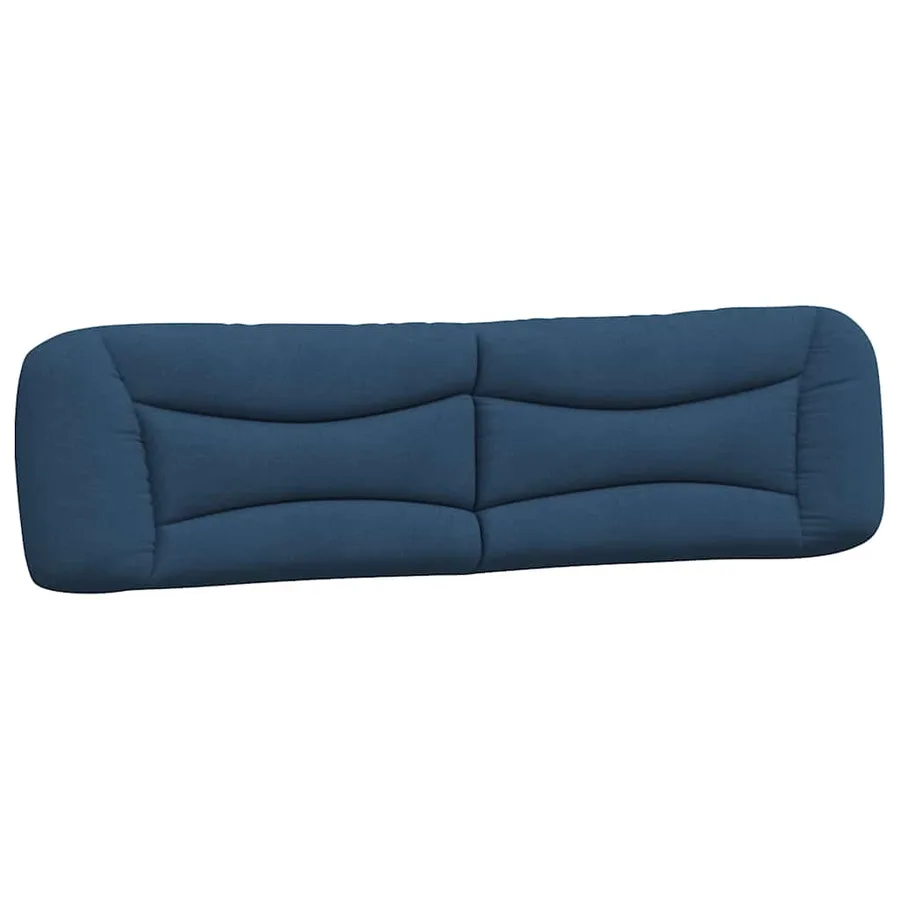 Cadre de lit sans matelas Hvar bleu 200x200 cm tissu - 8