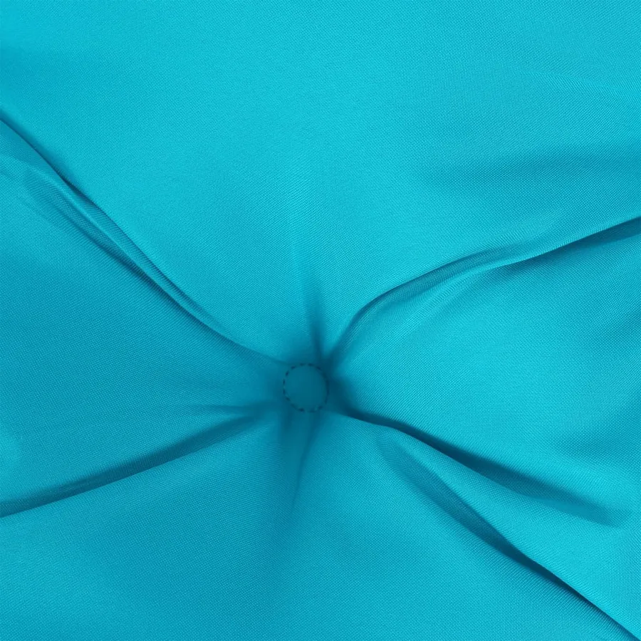 Coussins de palette lot de 2 turquoise tissu - 6