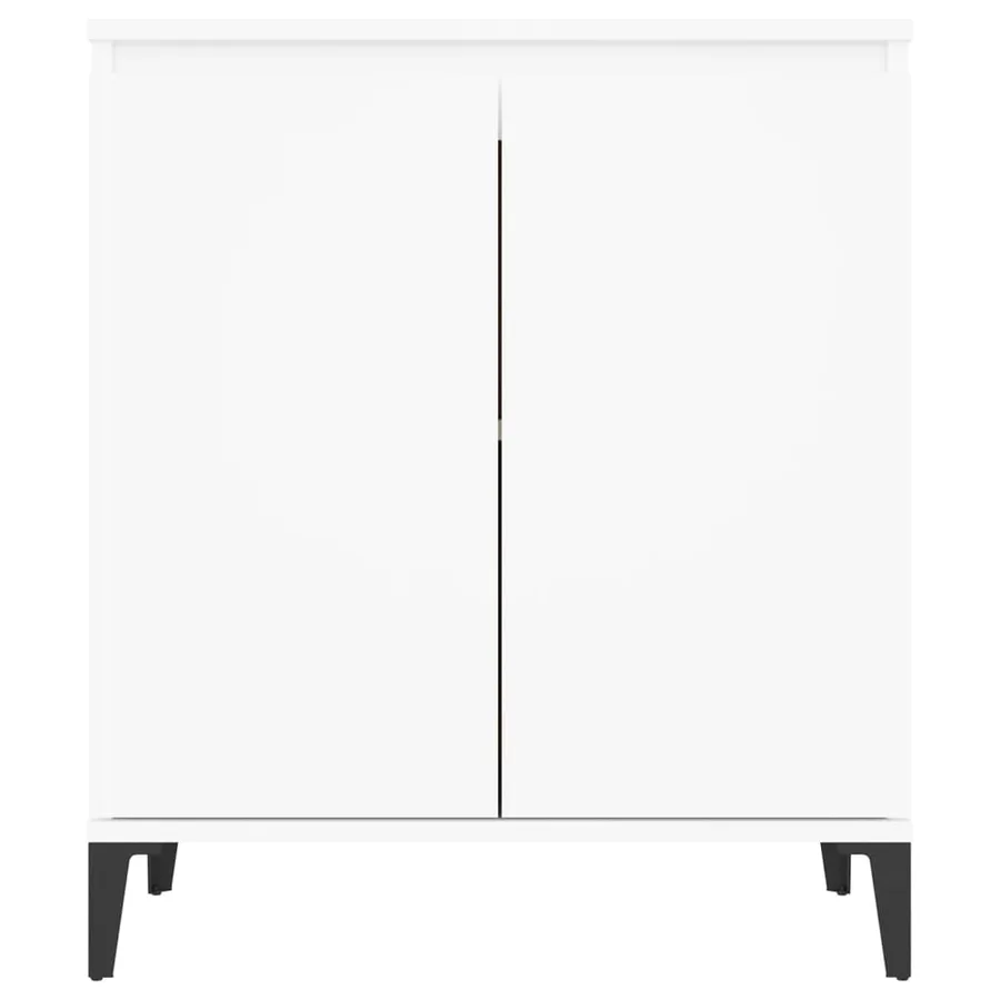 Buffet blanc 60x35x70 cm bois d'ingénierie - 5