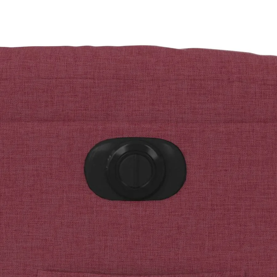 Fauteuil inclinable électrique Rouge bordeaux Tissu - 12