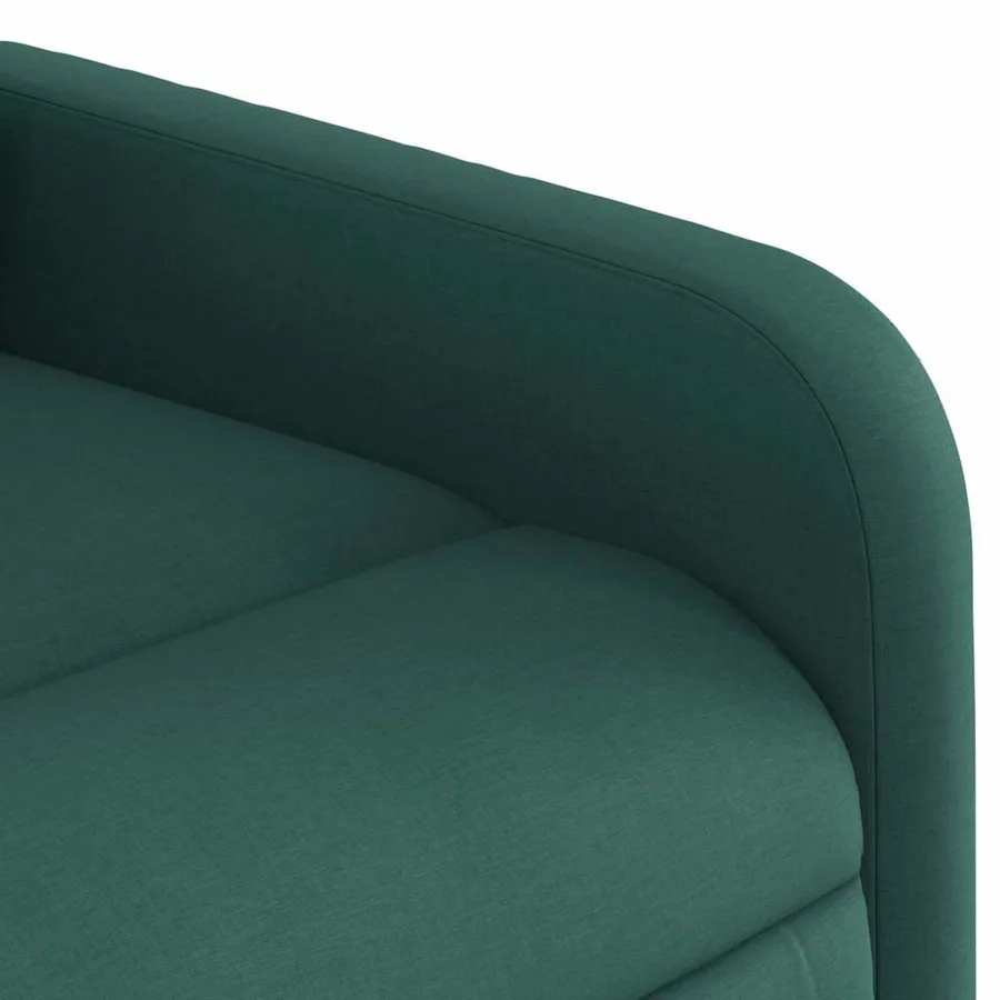 Fauteuil inclinable électrique vert foncé tissu - 12