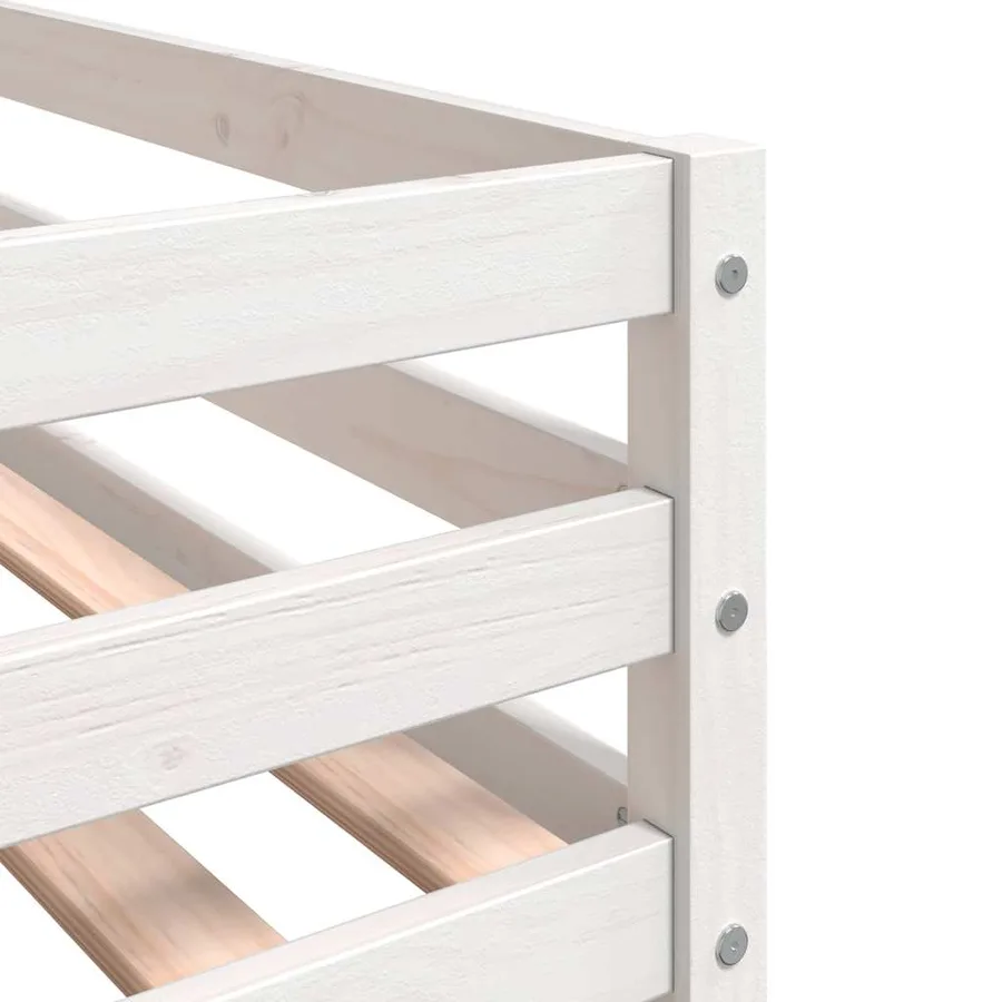 Lit superposé sans matelas 90x190 cm bois de pin massif - 11