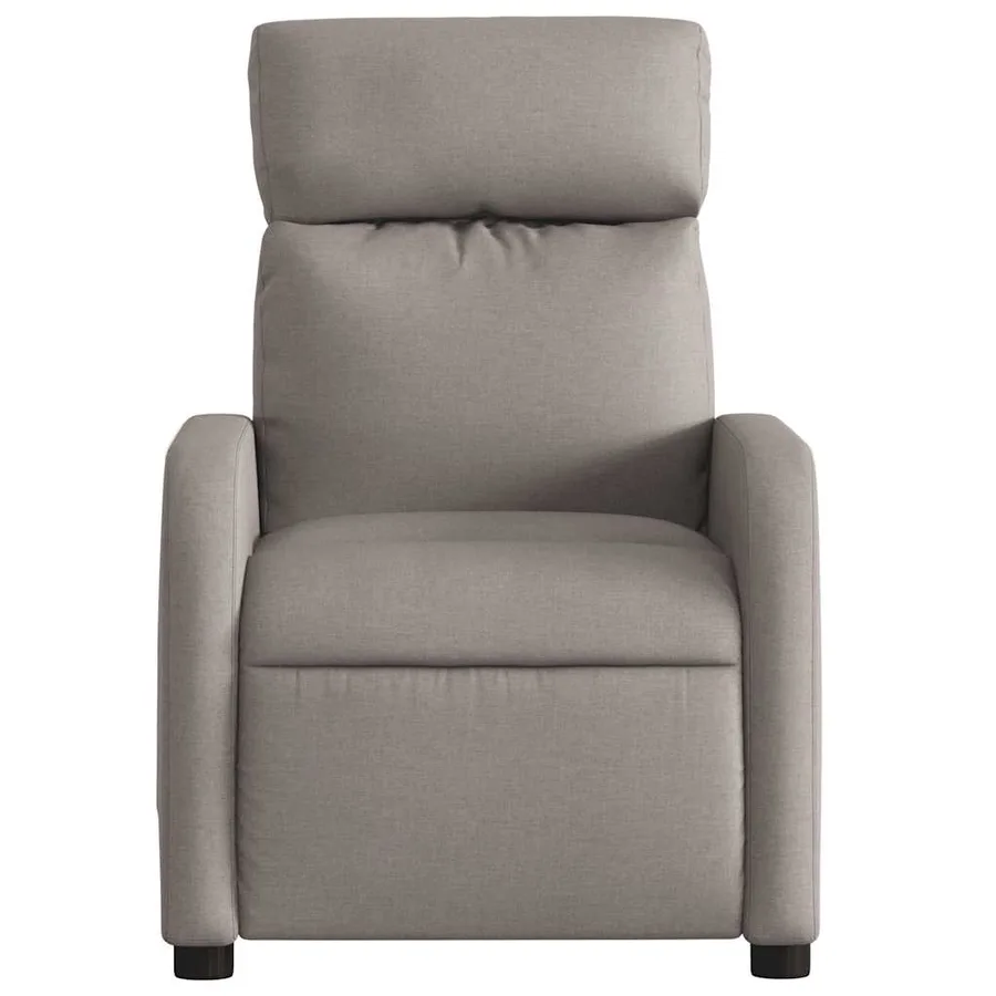 Fauteuil de massage inclinable Taupe Tissu - 7