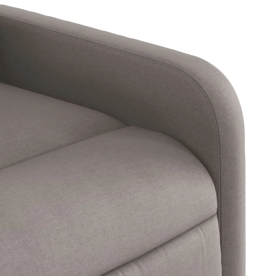 Fauteuil de massage inclinable Taupe Tissu - 9