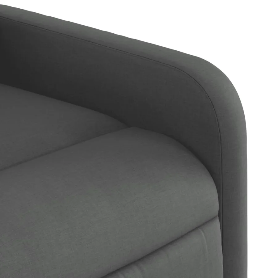 Fauteuil inclinable Gris foncé Tissu - 11