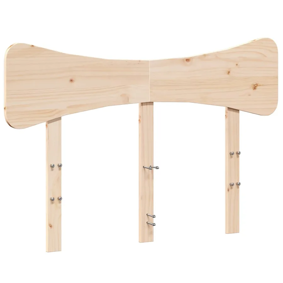Tête de lit 120 cm bois massif de pin - 2
