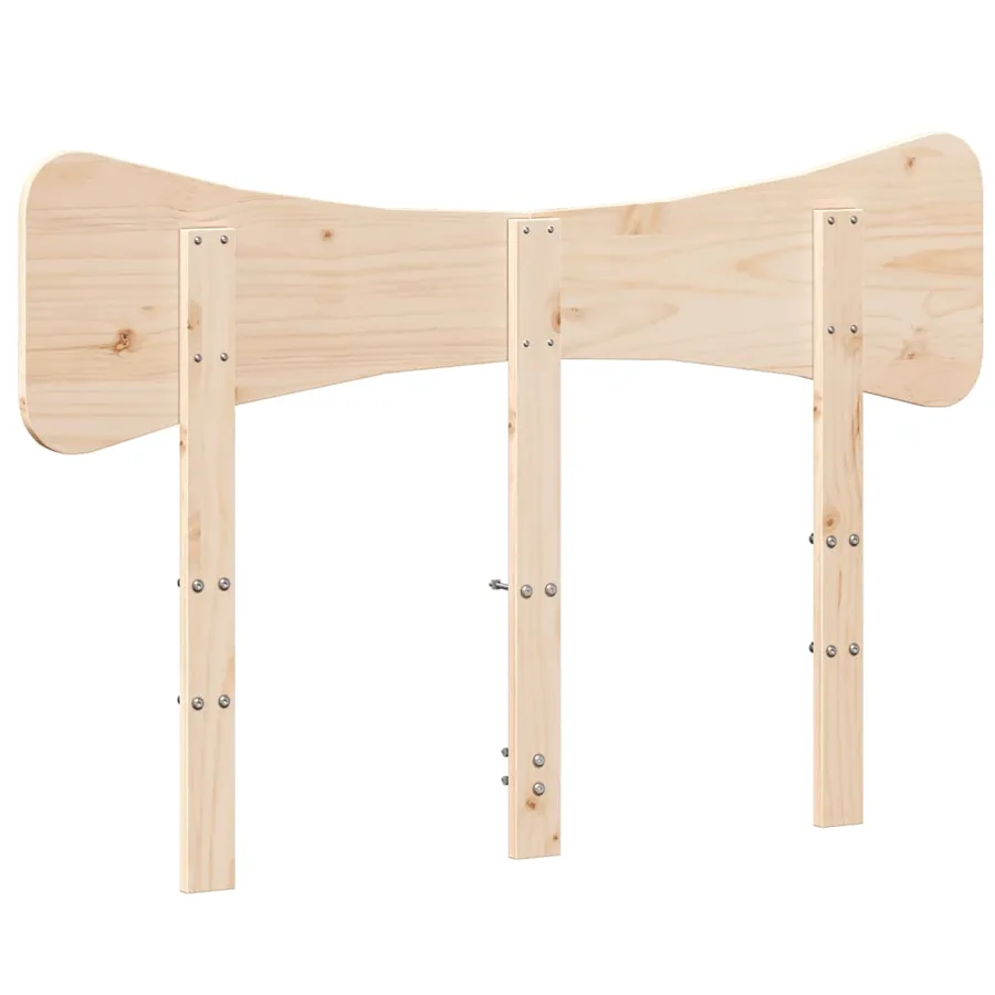 Tête de lit 120 cm bois massif de pin - 6