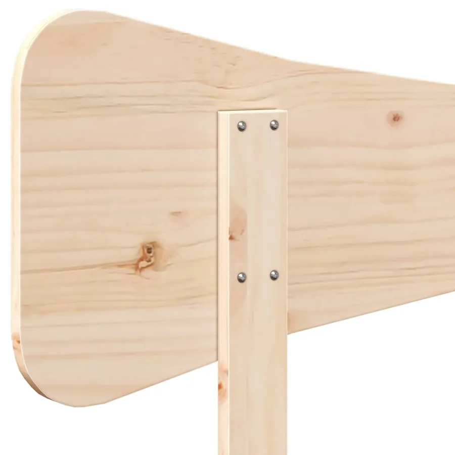 Tête de lit 120 cm bois massif de pin - 7