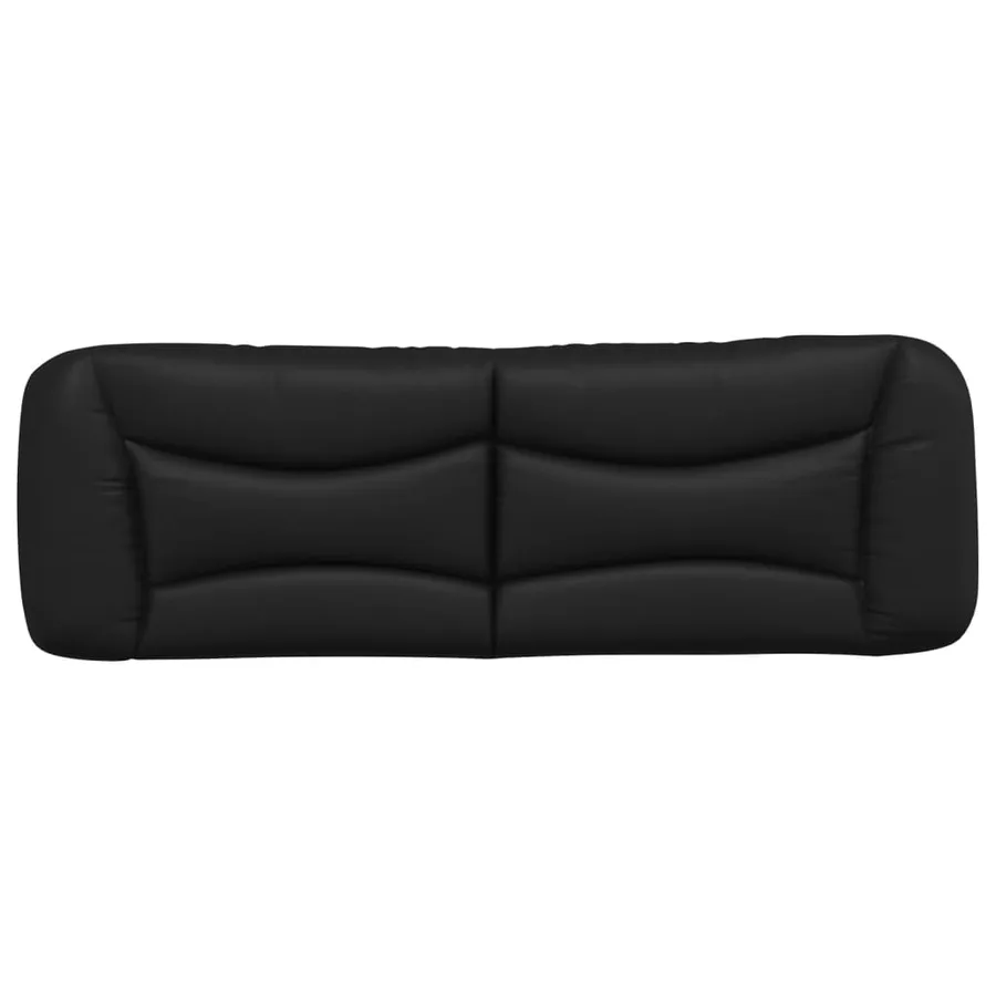 Coussin de tête de lit Hvar noir 160 cm similicuir - 5