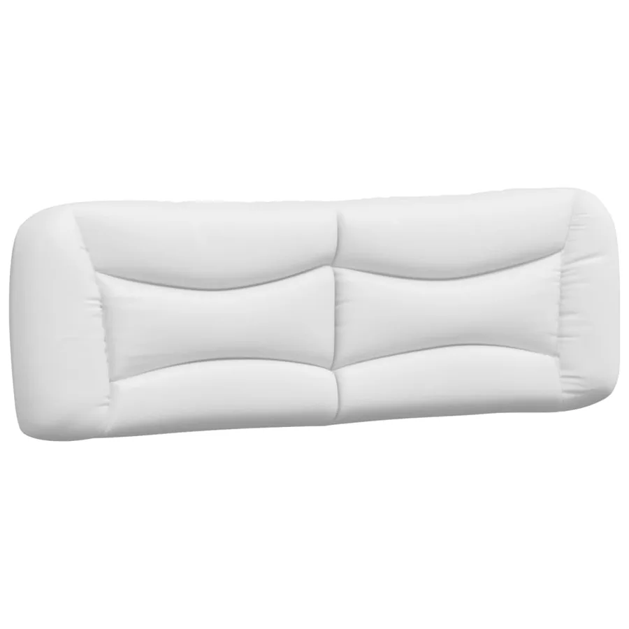 Lit avec matelas Hvar blanc 160x200 cm similicuir - 5