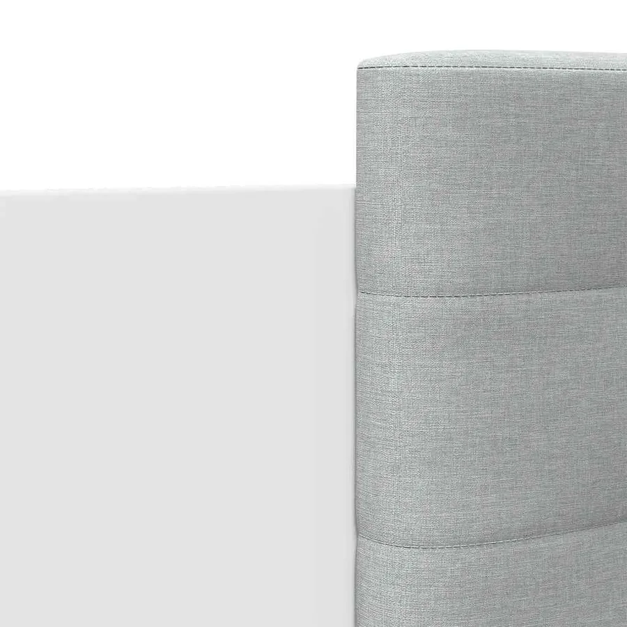 Cadre de lit avec LED sans matelas blanc 160x200 cm - 9