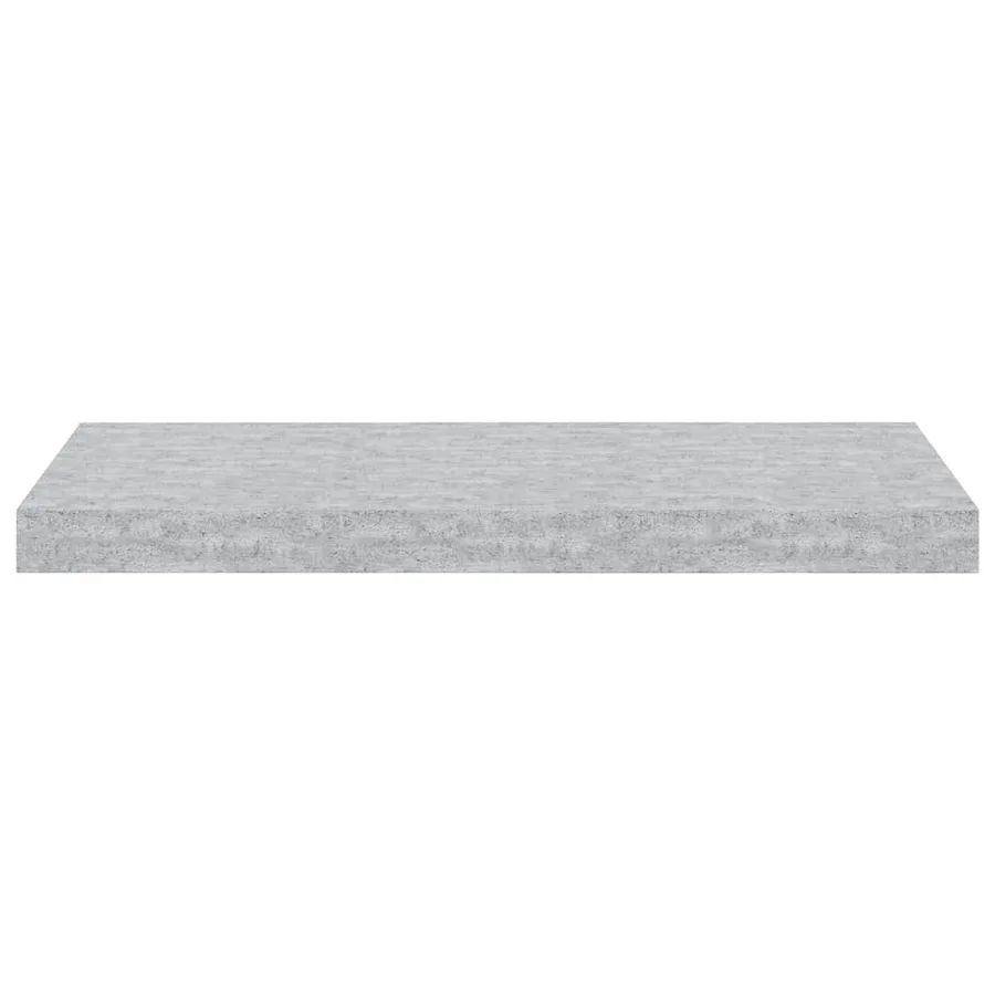 Étagère murale flottante gris béton 60x23,5x3,8 cm MDF - 6