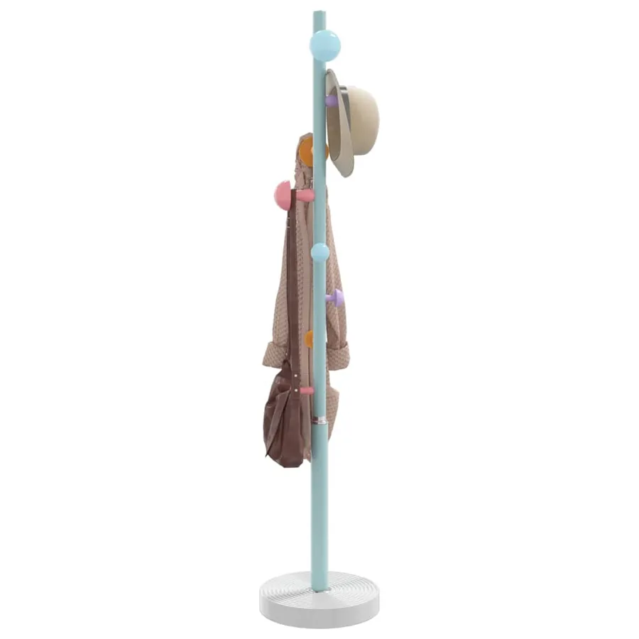 Porte-manteau bleu 172 cm fer enduit de poudre