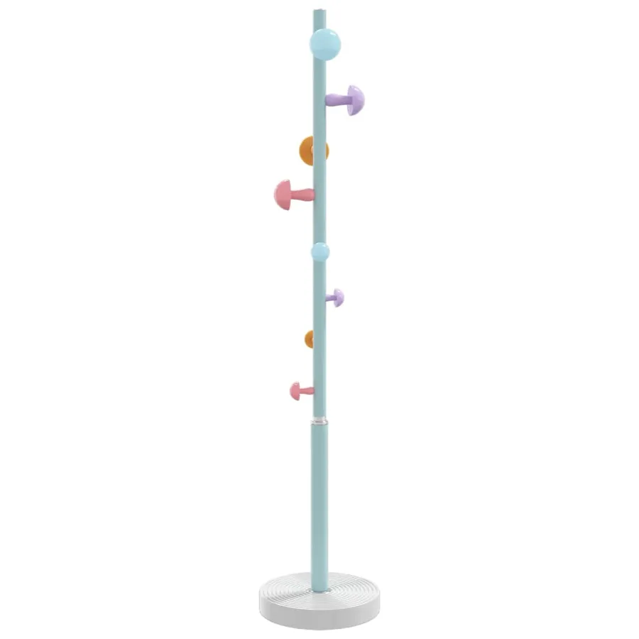 Porte-manteau bleu 172 cm fer enduit de poudre - 2