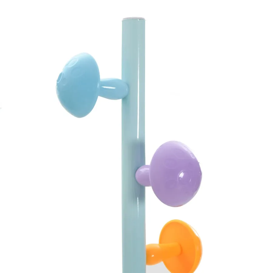 Porte-manteau bleu 172 cm fer enduit de poudre - 7