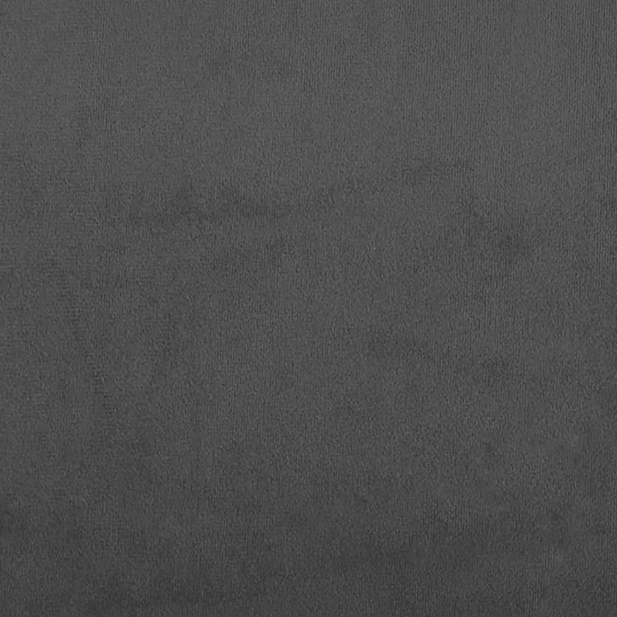 Canapé-lit à 2 places avec deux oreillers Gris foncé Velours - 10