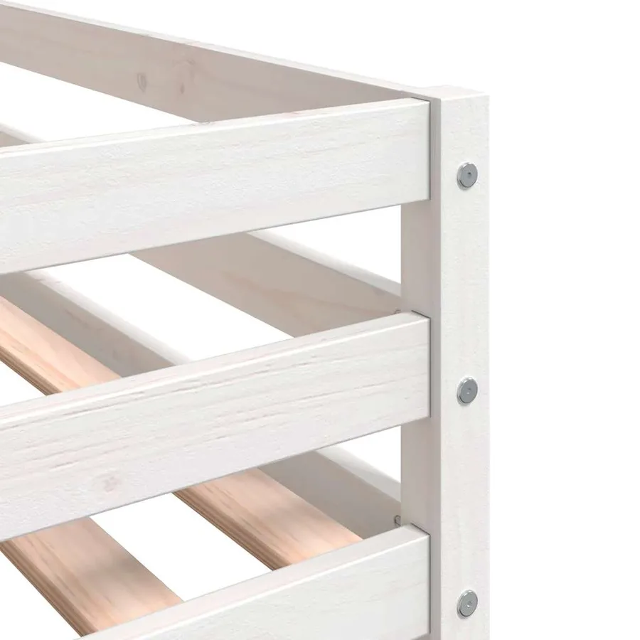 Lit superposé sans matelas 90x200 cm bois de pin massif - 11