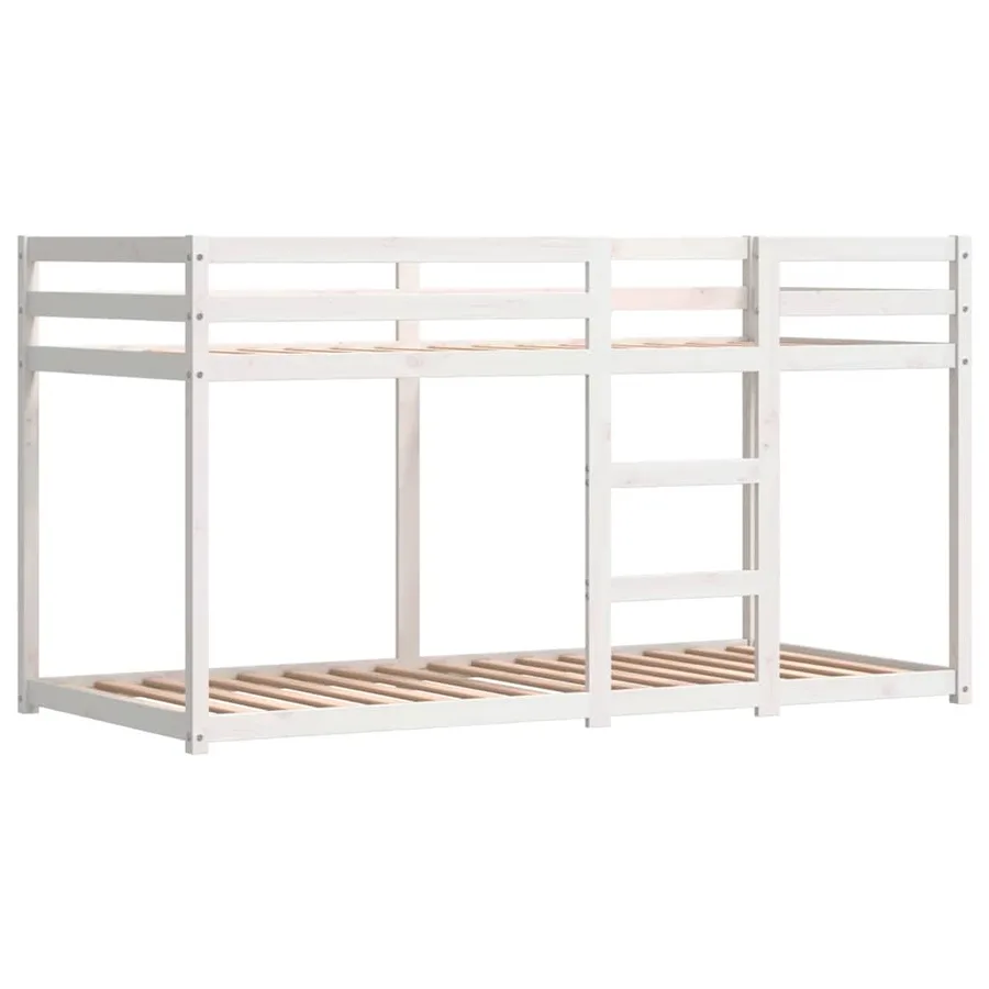 Lit superposé sans matelas 90x200 cm bois de pin massif - 8