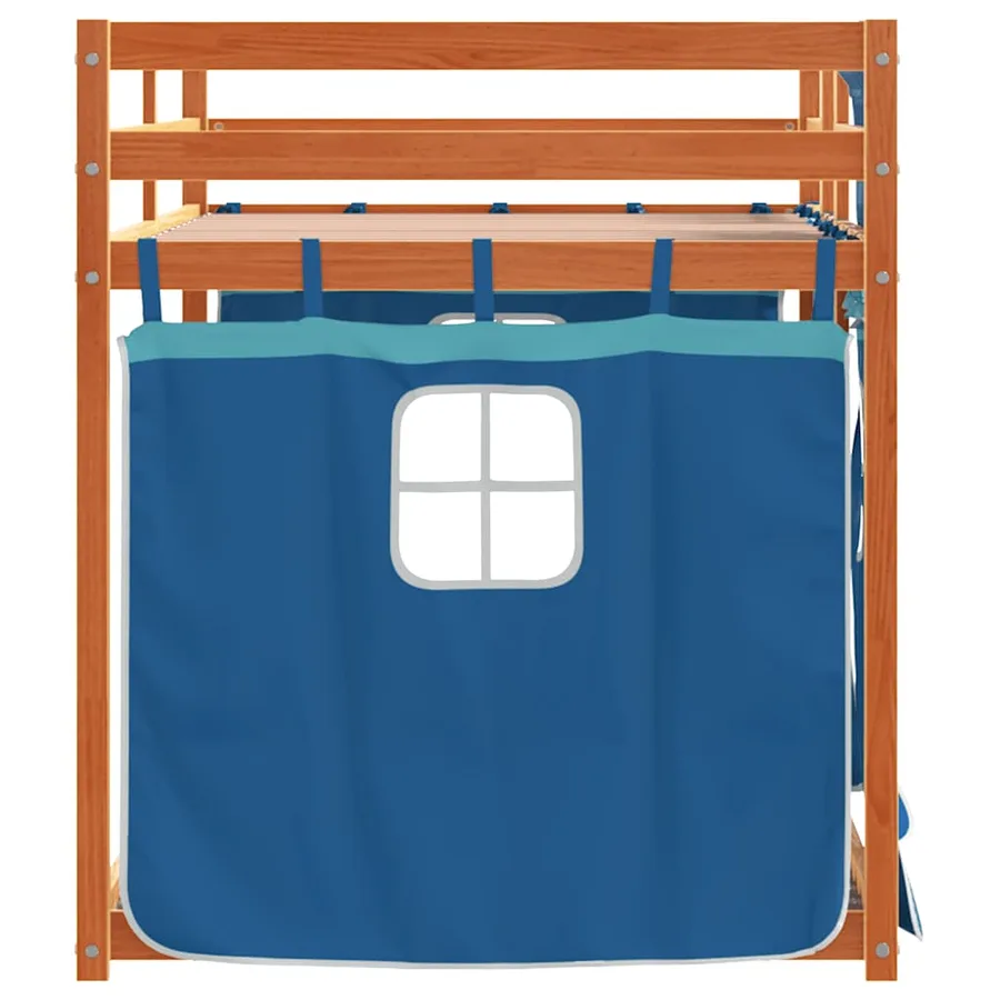 Lit superposé sans matelas 90x190 cm bois de pin massif - 5
