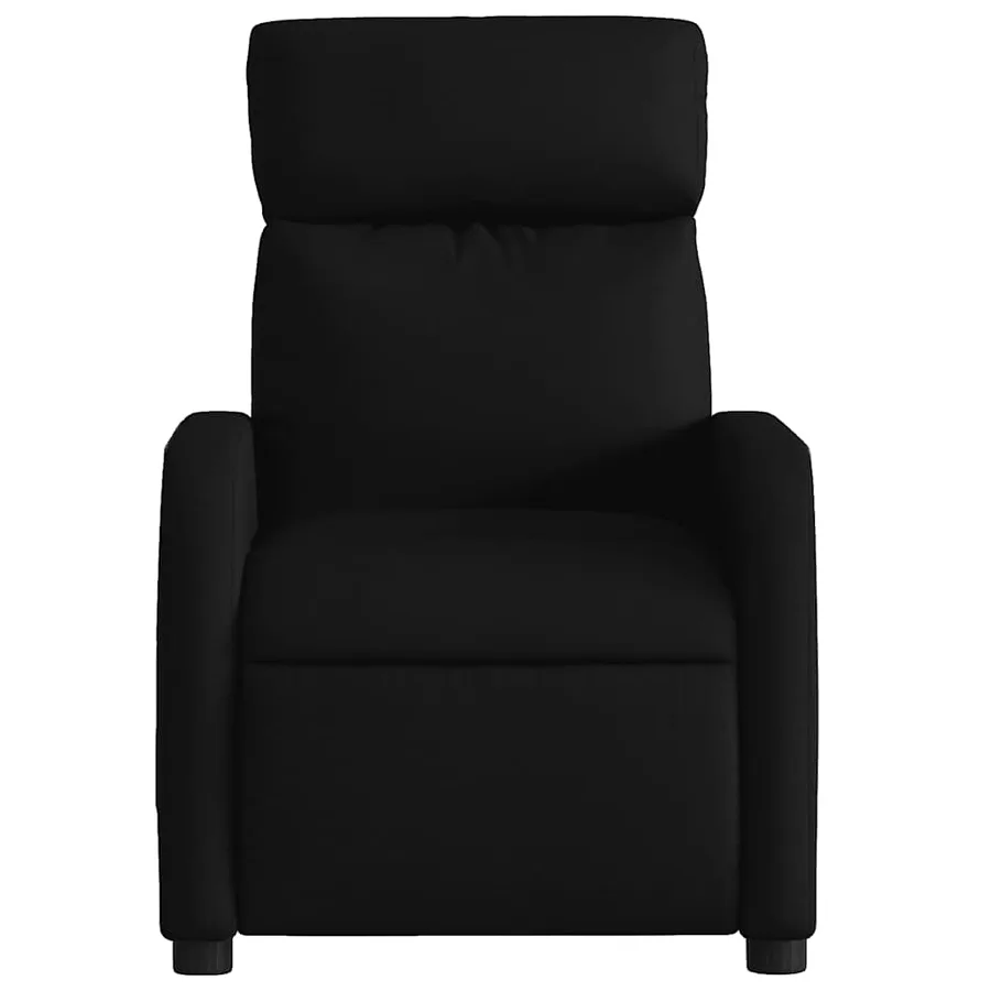Fauteuil de massage inclinable Noir Tissu - 7