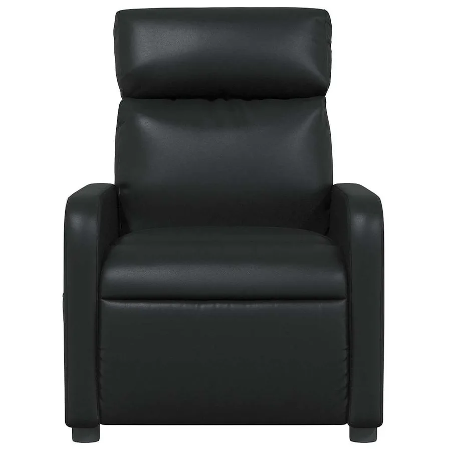 Fauteuil inclinable Noir Similicuir - 6
