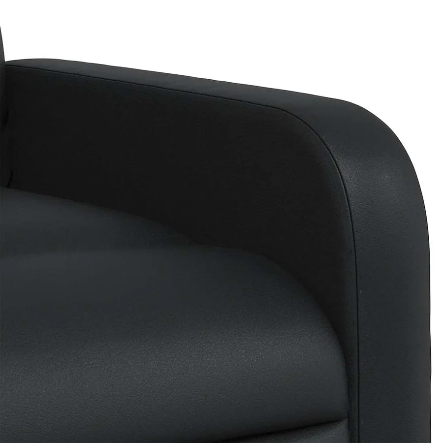 Fauteuil inclinable Noir Similicuir - 8