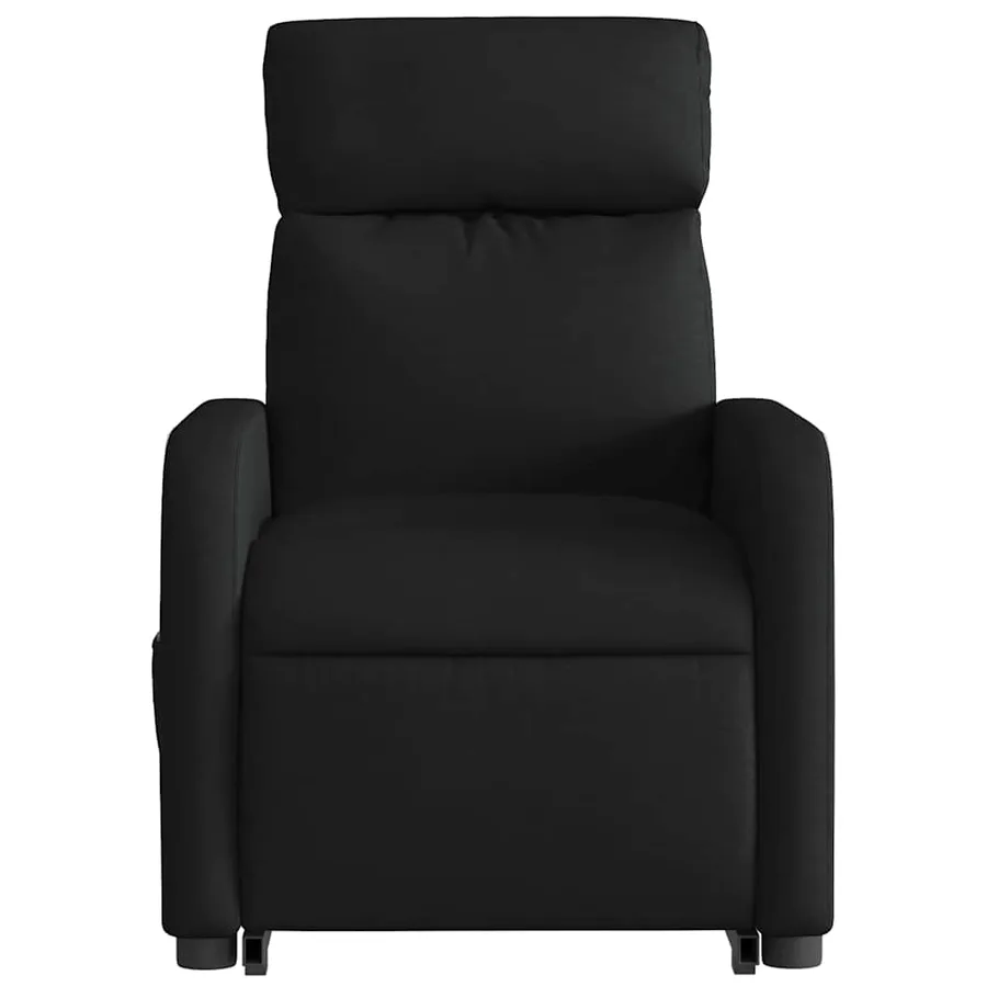 Fauteuil inclinable de massage électrique Noir Tissu - 9