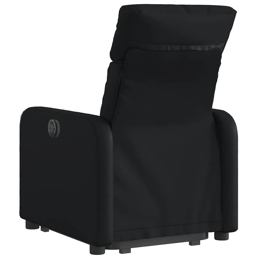 Fauteuil inclinable Noir Similicuir - 5