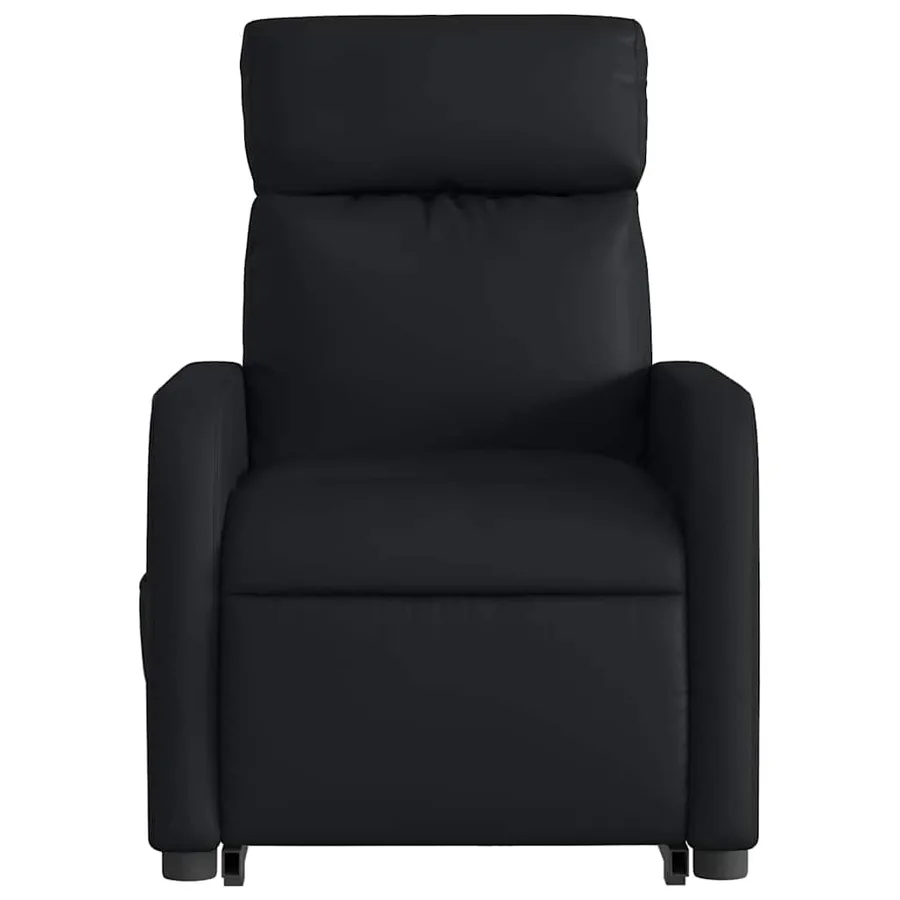 Fauteuil inclinable électrique noir similicuir - 9