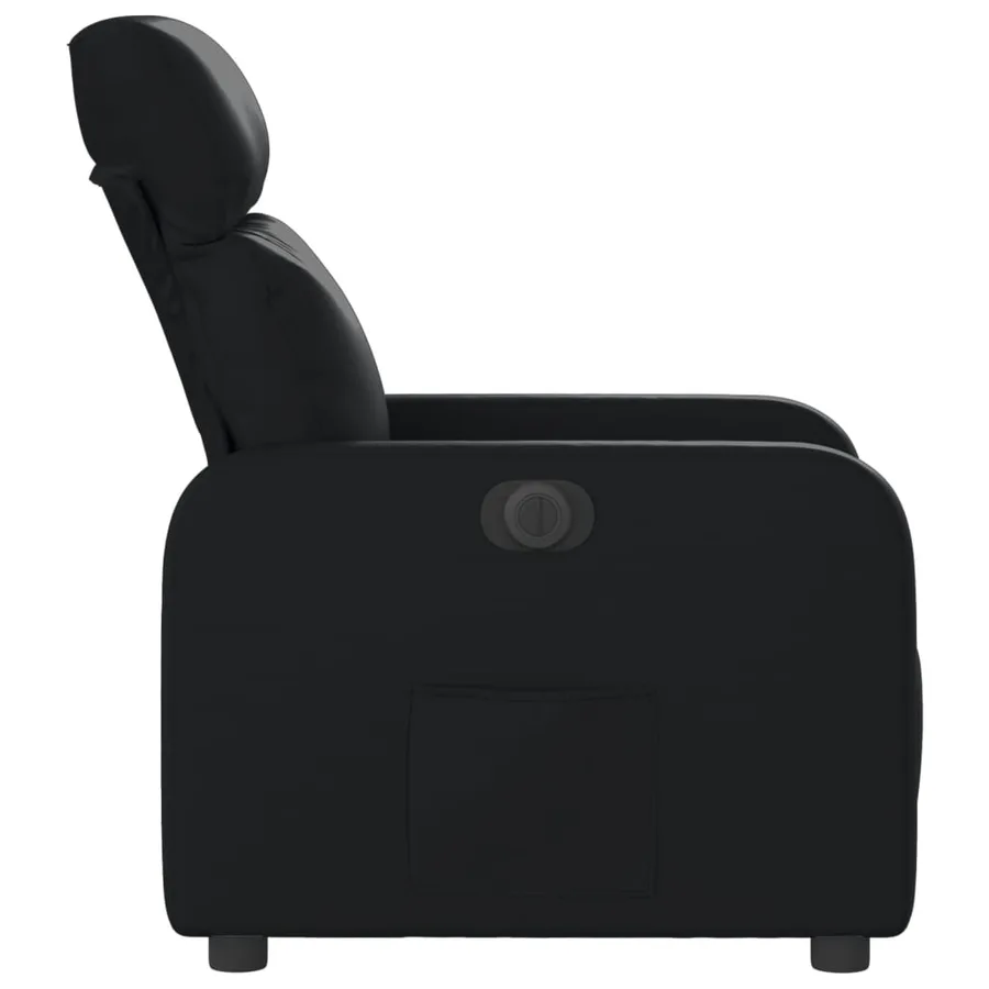 Fauteuil inclinable électrique Noir Similicuir - 10