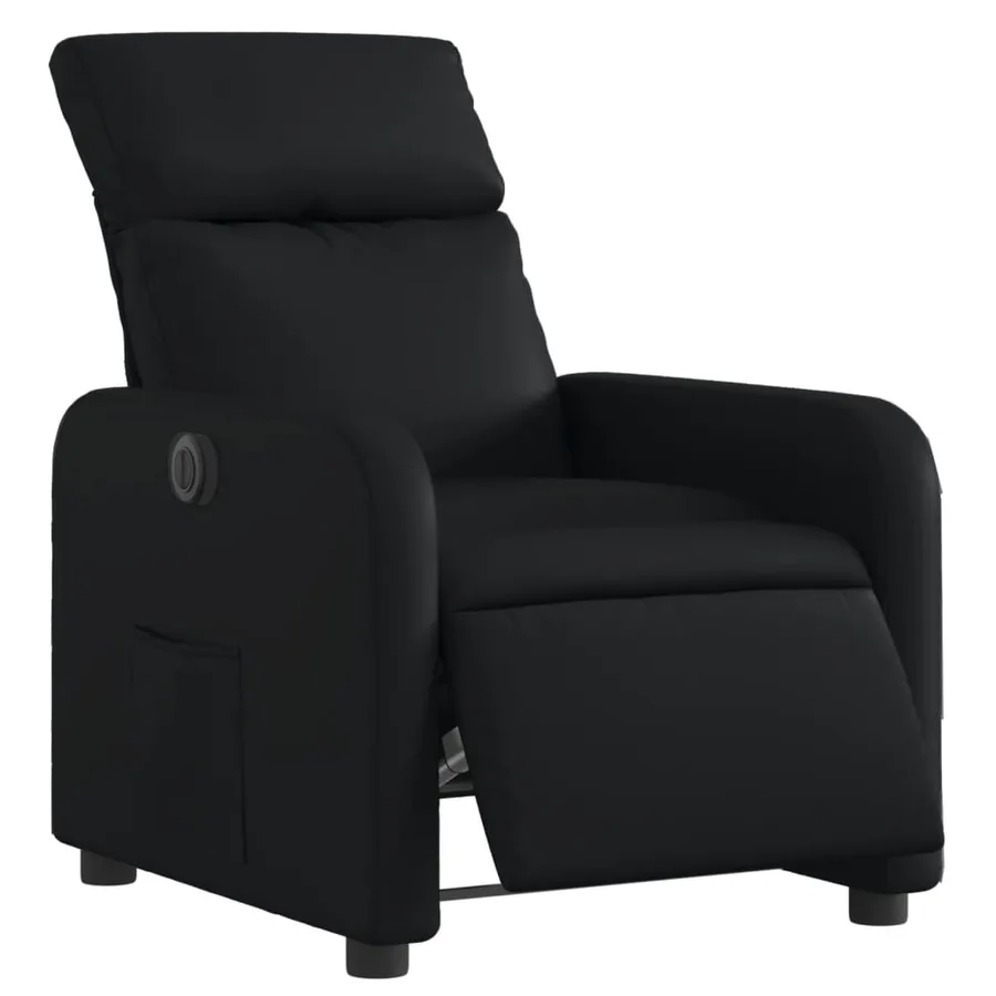 Fauteuil inclinable électrique Noir Similicuir - 3