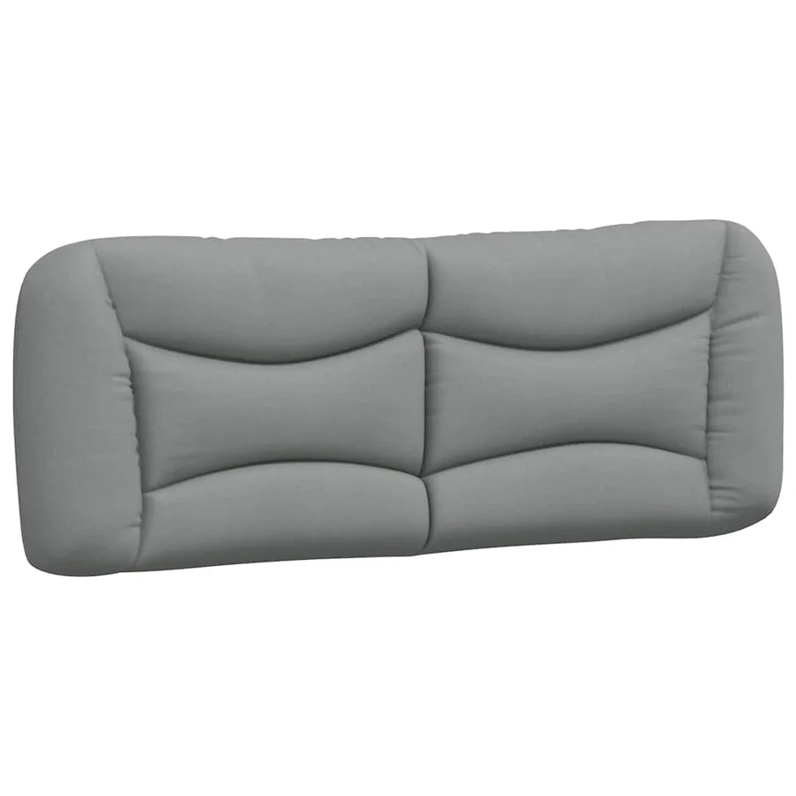Cadre de lit sans matelas Hvar gris clair 180x200 cm tissu - 8