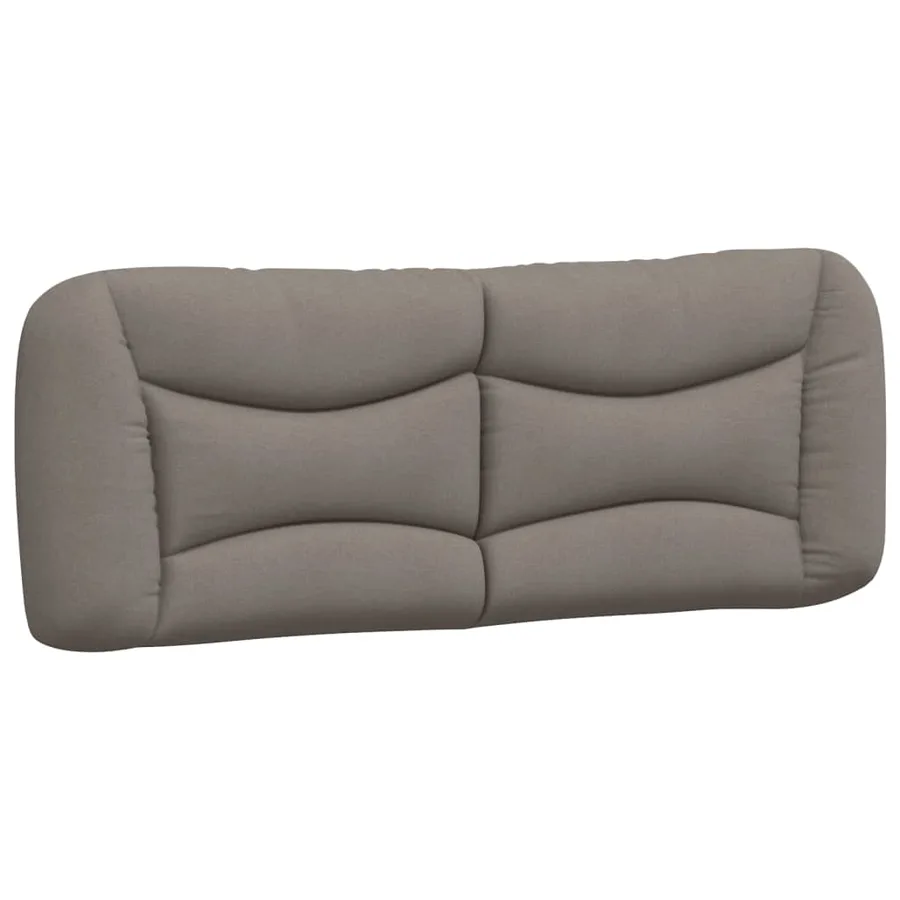 Cadre de lit avec LED sans matelas Hvar taupe 180x200 cm tissu - 10