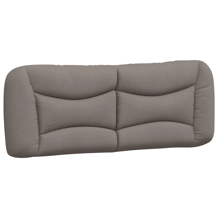 Cadre de lit sans matelas Hvar taupe 180x200 cm tissu - 8