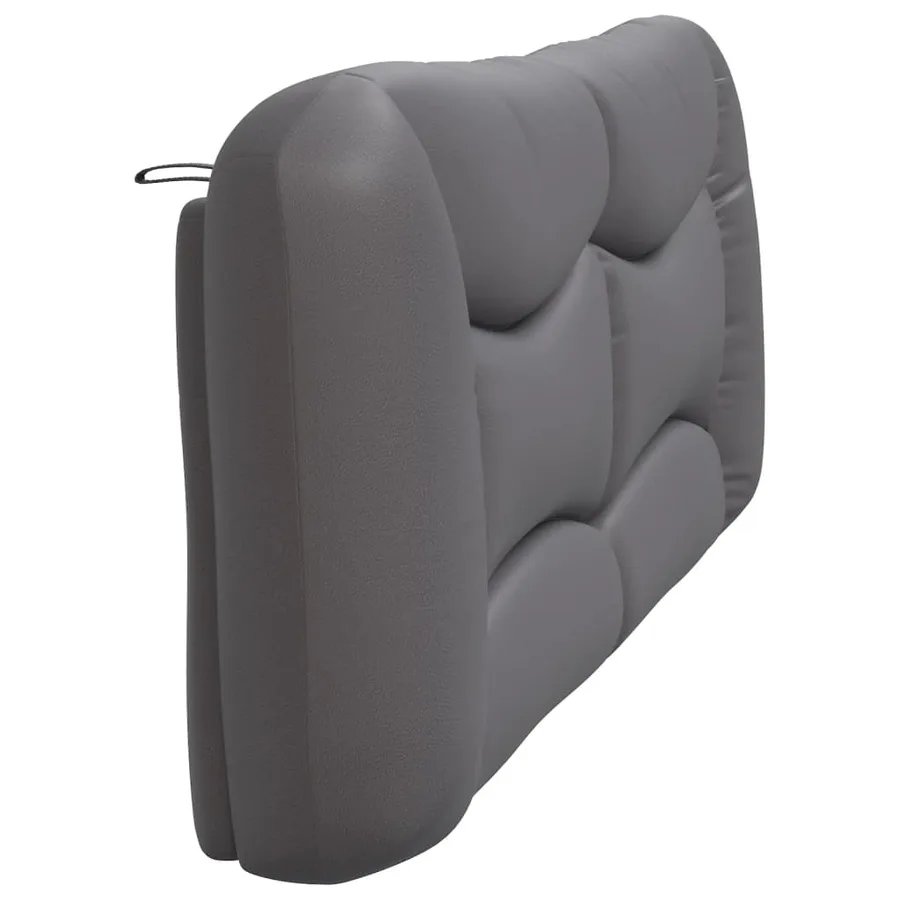 Coussin de tête de lit Hvar gris 200 cm similicuir - 6