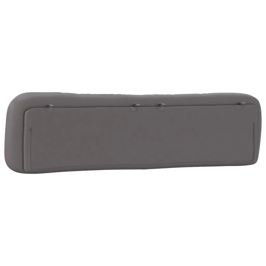 Coussin de tête de lit Hvar gris 200 cm similicuir - 7