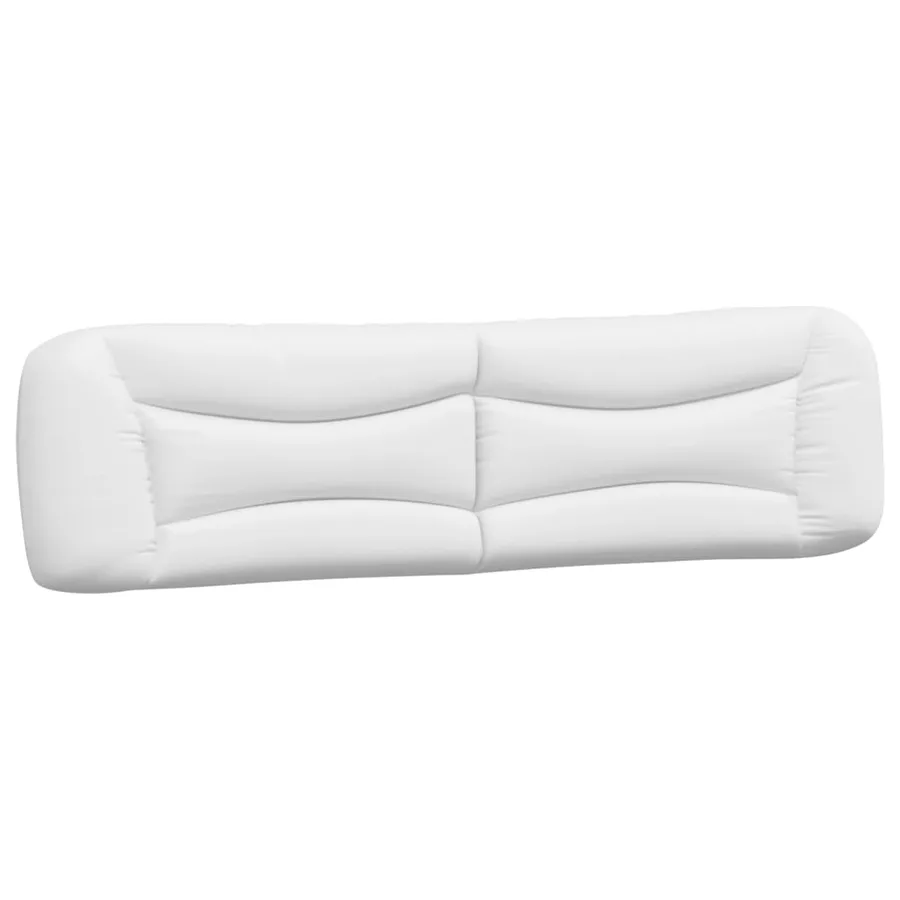 Coussin de tête de lit Hvar blanc 200 cm similicuir - 2